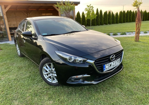 Mazda 3 cena 63900 przebieg: 93900, rok produkcji 2018 z Golczewo małe 742